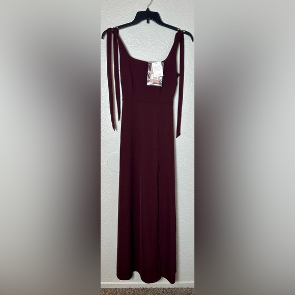 Birdy Grey Alex Convertible Dress in Crepe Cabernet - Picture 6 of 7